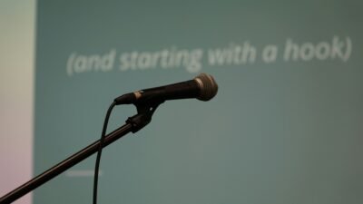 Calme pendant la prise de parole